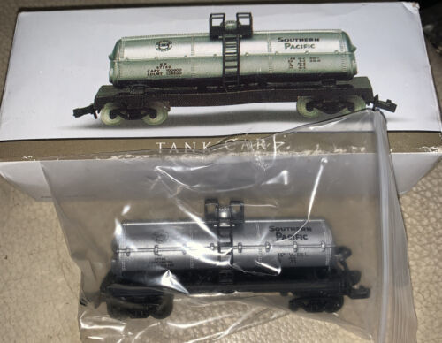 N Scale Speed Silver one dome Oil Tanker Car Southern Pacific SP 97732 - $9.78