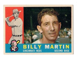 1960 TOPPS #173 BILLY MARTIN  - $50.00