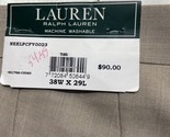 Lauren Ralph Lauren Cuffed Dress Pleated Pants Mens 38 by 29 Tan Nwt - $32.62