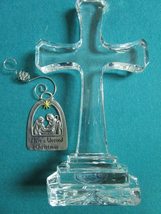 Julia Crystal Compatible with Cross Christmas Ornament from Poland Hand Cut Mout - £57.79 GBP