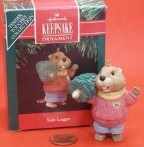 Hallmark Keepsake Ornament &quot;Yule Logger&quot; 1991 Beaver - £3.94 GBP