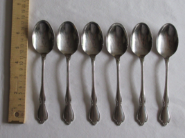 6x Oneida Stainless Steel Chateau Oneidacraft Deluxe Dinner Spoon Flatwa... - £18.72 GBP