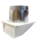 Lambro 143WTP 4-In. White Plastic Under Eave Vent with Weather Damper an... - $62.76 CAD