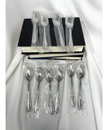 NEW Lenox Hayden 10 Stainless 18/10 Glossy Fish Salad  Forks RARE - £28.52 GBP