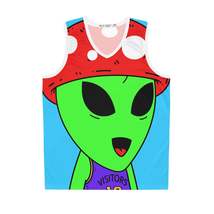 Healthy Sport Jersey Mushroom Alien Basketball Jersey - £42.13 GBP+