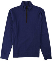 Tasso Elba Mens Piped 1/4 Zip Pullover Sweater - $26.00