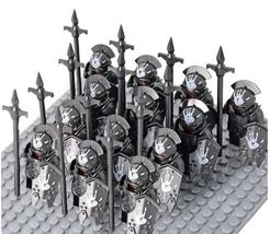 Medieval Age Castle Knights Military Armored Rome Soldiers Figures 13Pcs... - $18.80