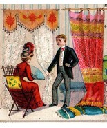 The Windsor Folding Bed Burrell Comstock &amp; Co Victorian Trade Card - $518.92 MXN