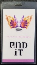 END IT 1994 / HOLE / 311 / GREEN DAY ++ SHOW LAMINATE BACKSTAGE PASS  *L... - £11.77 GBP