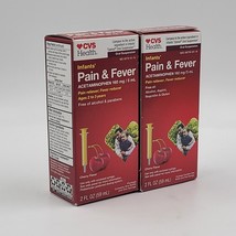 2 Infant&#39;s Pain &amp; Fever Relief Grape &amp; Cherry Flavor 2 Oz Oral Suspension - €7,63 EUR