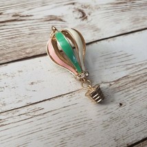 Vintage Pendant Colorful Hot Air Balloon - No Chain Included - £13.34 GBP