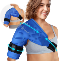 Atsuwell Shoulder Ice Pack Rotator Cuff Cold Therapy, Reusable Gel Ice W... - £25.74 GBP