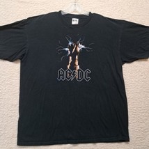Vintage ACDC Shirt Adult 2XL Black Rockwear Crew Neck 2004 Graphic Y2K Mens - £15.88 GBP