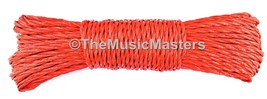 Red 100ft Twisted Poly UTILITY ROPE Line Cargo Tie Down Tent Cord Twine ... - £6.97 GBP