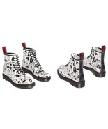 Doc Dr. Martens Black White FUYUKI KANAI Pride Leather 1460 Boots M-7 / ... - $177.78 CAD