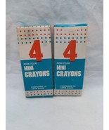(8) Vintage Mini Crayons Great Wall Non-Toxic Conforms To ASTM-D4236 - $27.12 CAD