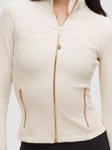 LULULEMON Define Cropped Jacket Nulu Light Ivory Gold Gold 0 2 4 6 8 10 ... - $229.00