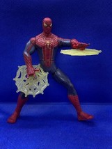 Spider-Man with Webs 2012 Marvel Action Figure 6-1/4&quot; Tall Spiderman - £5.29 GBP