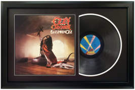 Ozzy Osbourne &quot;Blizzard of Ozz&quot; Original Record Professionally Framed Display - £159.56 GBP
