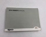 2014 Kia Rio Owners Manual Handbook OEM J03B43012 - £21.25 GBP