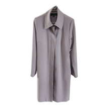 Jones New York Lined Trench Rain Work Biz Spring Dress Coat Lavender Lad... - £59.95 GBP