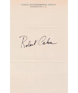 AUTOGRAPH PULITZER PRIZE ROBERT CAHN JOURNALIST COUNCIL ENVIRONMENTAL QU... - £20.10 GBP