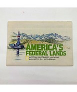 VGC 29x42.5 inch America’s Federal Lands Map National Geographic Septemb... - $147.96 MXN