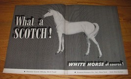 1953 White Horse Scotch Ad - What a scotch! - £14.50 GBP