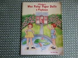 Uncut Signed 1995 First Edition Effanbee&#39;s Wee Patsy Paper Dolls &amp; Playhouse - £7.99 GBP