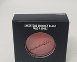 New MAC Sheertone Shimmer Blush Full Size Peachykeen - $28.04