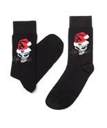 Alchemy Gothic SOX002 The Alchemist Christmas Crew Socks Goth Skull S/M ... - $11.49