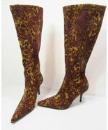 Donald Pliner Luna Stretch Animal Print Pull-on Knee High Boots, Women&#39;s... - £67.14 GBP