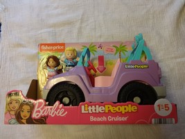 Talking Barbie Little People Beach Cruiser car/jeep/dune Buggy FISHER-PRICE New! - £18.38 GBP