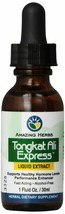 Amazing Herbs Tongkat Ali Liquid Extract, 1 Fluid Ounce - £19.93 GBP