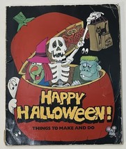 Happy Halloween - Things To Make And Do Vintage Halloween Activity Book 1981 - £5.46 GBP