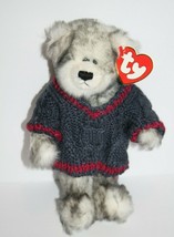 Ty Attic Treasures Fairbanks Bear Plush Sweater Soft Toy Tag Stuffed Ani... - $9.75