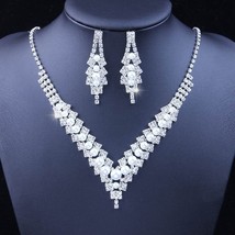 StoneFans Wedding Crystal Bridal Jewelry Sets Bijoux Mariage Women RED BLUE PEAR - £11.10 GBP