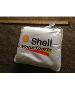 Vintage 1970s Shell Motorsports  Stadium Seat Cushion  cotton felt made ... - $36.63