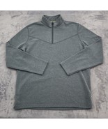 Magellan Outdoors Sweater Mens L Gray Loose Fit Long Sleeve Chest Zip Pu... - £23.27 GBP
