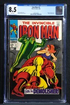 Iron Man #2 Cgc 8.5 - June 1968 Marvel Comics, White Pages! - £249.79 GBP