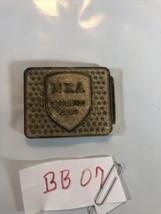 Vintage NRA National Rifle Association 2 Million Club Gold Tone Belt Buckle - £5.11 GBP