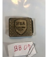 Vintage NRA National Rifle Association 2 Million Club Gold Tone Belt Buckle - £4.90 GBP