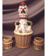 Tilso Novelty Bar SET Barbershop Quartet Singin Trio Decanter Shot Glass... - $32.21 CAD
