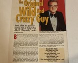 Steve Allen Magazine article Original Wild &amp; Crazy Guy Vintage Clipping ... - £7.15 GBP