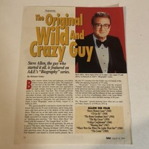 Steve Allen Magazine article Original Wild &amp; Crazy Guy Vintage Clipping ... - $8.90