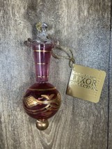 Kurt Adler Luxor Collection Christmas Ornament Purple Egyptian Glass Gol... - £13.10 GBP
