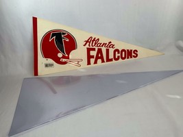 Vintage Atlanta Falcons Full Size Felt Pennant with Hard Cover Football NFL - £11.74 GBP