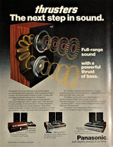 1977 Panasonic Thrusters Color Magazine Print Ad 8.5 x 11 - £8.75 GBP