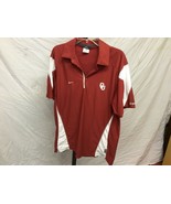 Nike Dri Fit OU Sooners Oklahoma University Mens Medium  Polo Shirt - £10.04 GBP