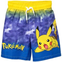 Pokemon Pikachu Swim Trunks UPF-50+ Bathing Suit Nwt Boys Sizes 4, 5-6 Or 7 - £14.62 GBP